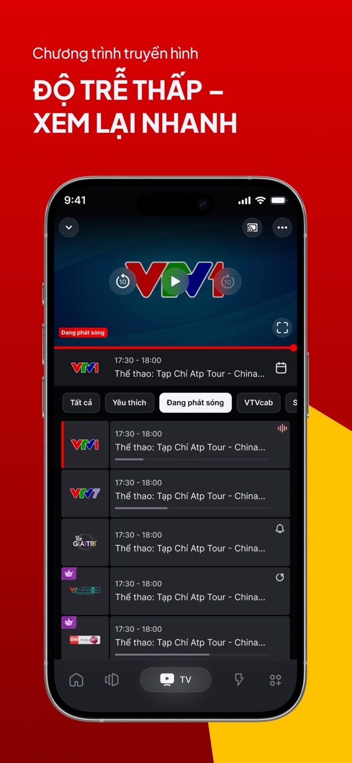 Độ trễ thấp, xem lại nhanh